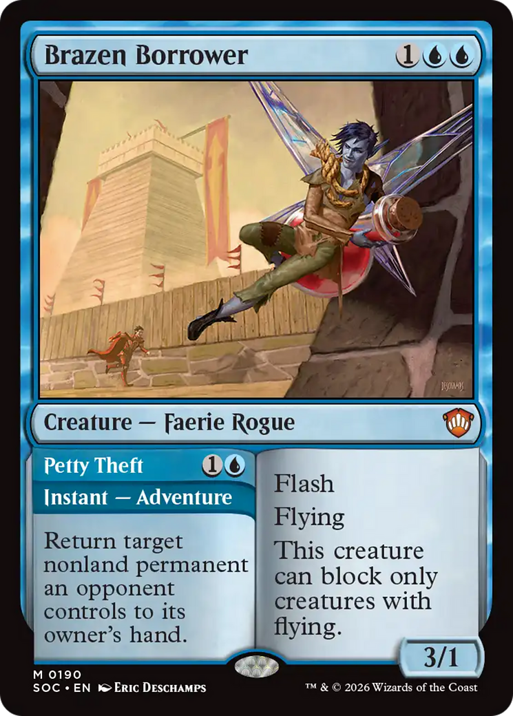 Brazen Borrower [Secrets of Strixhaven Commander] | Gear Gaming Bentonville