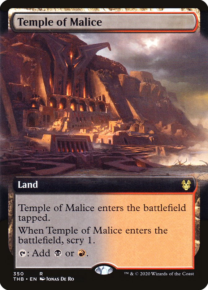 Temple of Malice (Extended Art) [Theros Beyond Death] | Gear Gaming Bentonville
