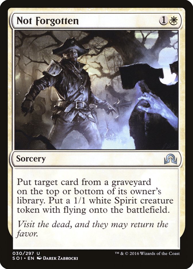 Not Forgotten [Shadows over Innistrad] | Gear Gaming Bentonville
