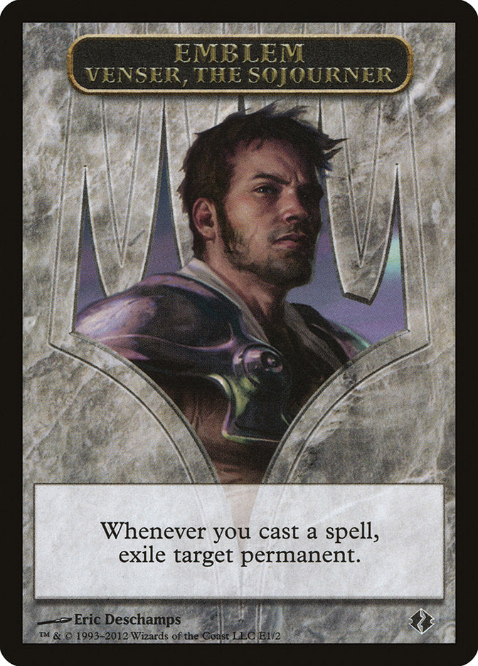Venser, the Sojourner Emblem [Duel Decks: Venser vs. Koth Tokens] | Gear Gaming Bentonville