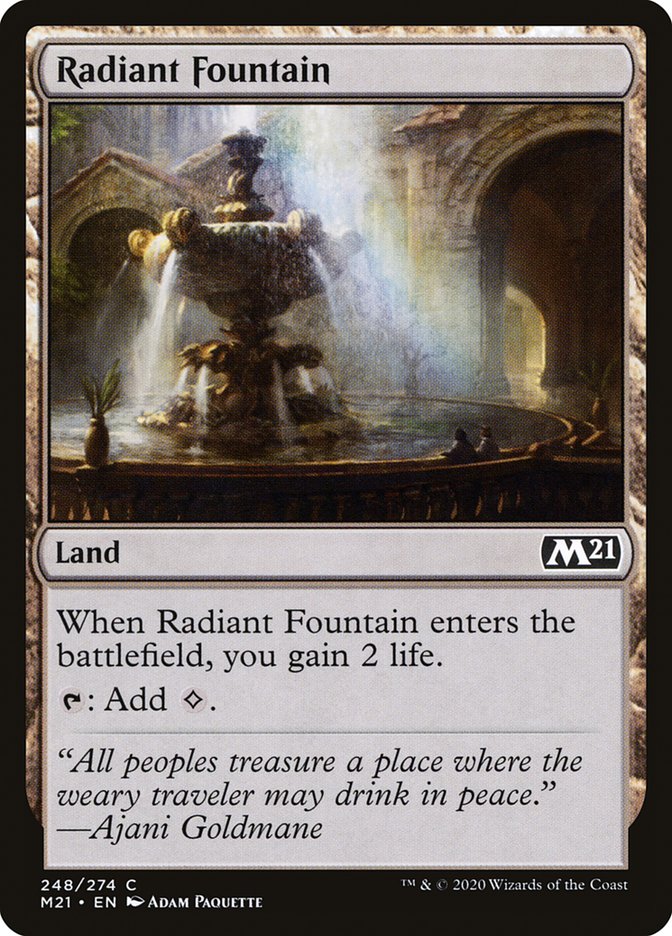Radiant Fountain [Core Set 2021] | Gear Gaming Bentonville