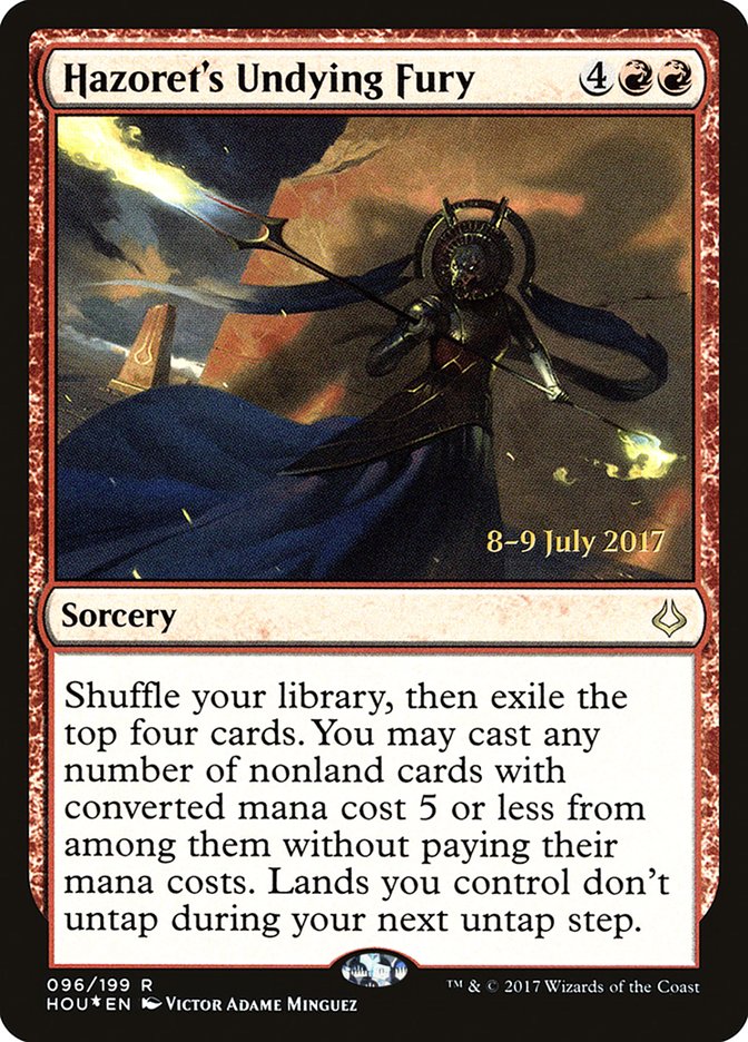 Hazoret's Undying Fury [Hour of Devastation Prerelease Promos] | Gear Gaming Bentonville