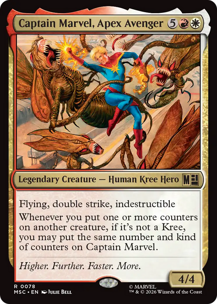 Captain Marvel, Apex Avenger [Marvel Super Heroes Commander] | Gear Gaming Bentonville