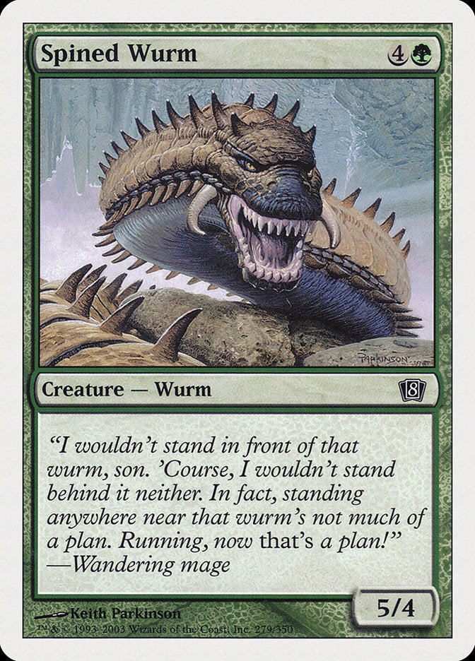 Spined Wurm [Eighth Edition] | Gear Gaming Bentonville