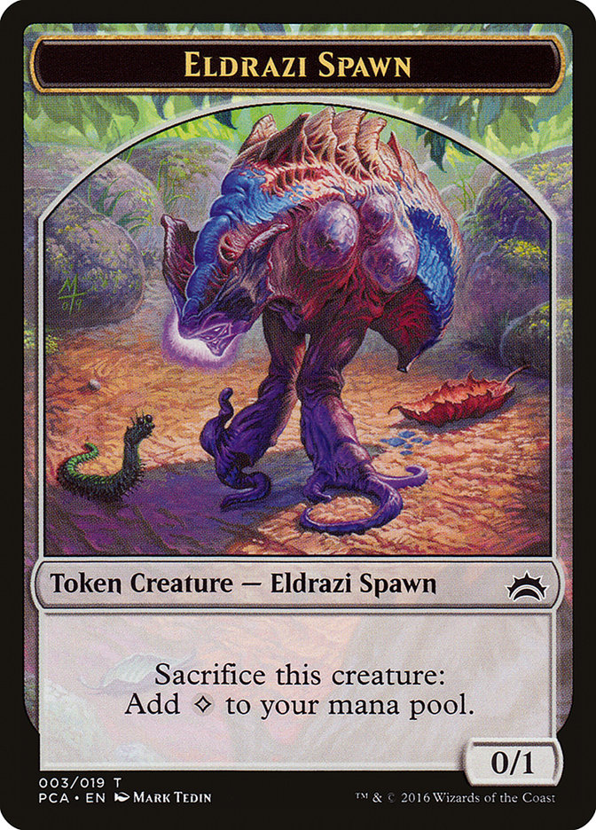 Eldrazi Spawn Token (003/019) [Planechase Anthology Tokens] | Gear Gaming Bentonville