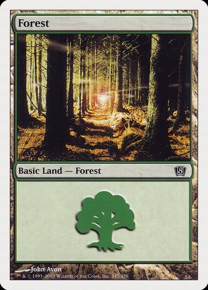 Forest (347) [Eighth Edition] | Gear Gaming Bentonville