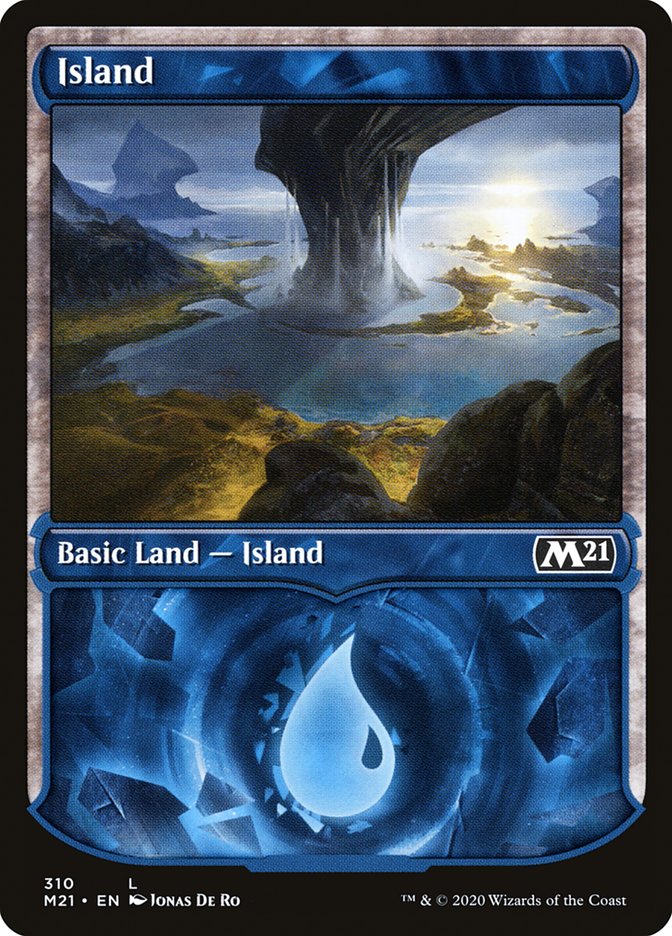 Island (310) (Showcase) [Core Set 2021] | Gear Gaming Bentonville