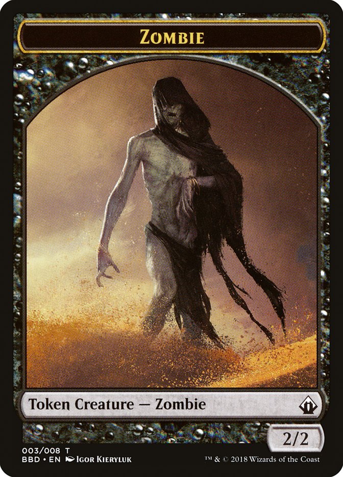 Zombie Token [Battlebond Tokens] | Gear Gaming Bentonville