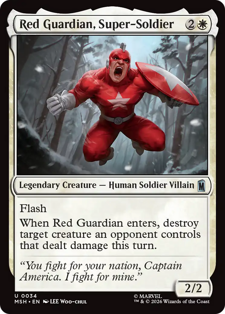 Red Guardian, Super-Soldier [Marvel Super Heroes] | Gear Gaming Bentonville