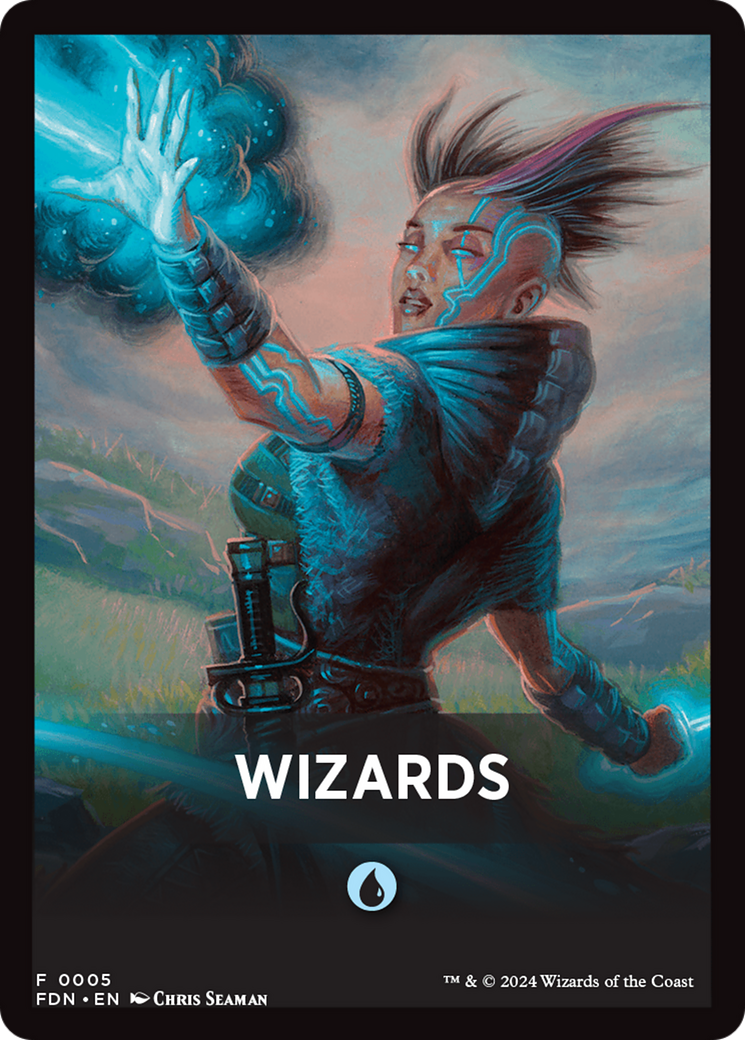 Wizards Theme Card [Foundations Tokens] | Gear Gaming Bentonville