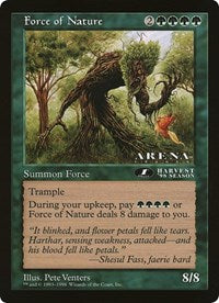 Force of Nature (Oversized) [Oversize Cards] | Gear Gaming Bentonville