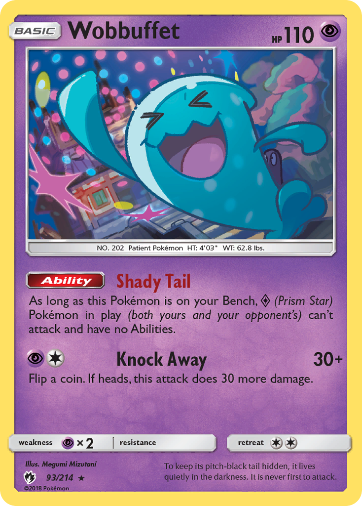 Wobbuffet (93/214) [Sun & Moon: Lost Thunder] | Gear Gaming Bentonville