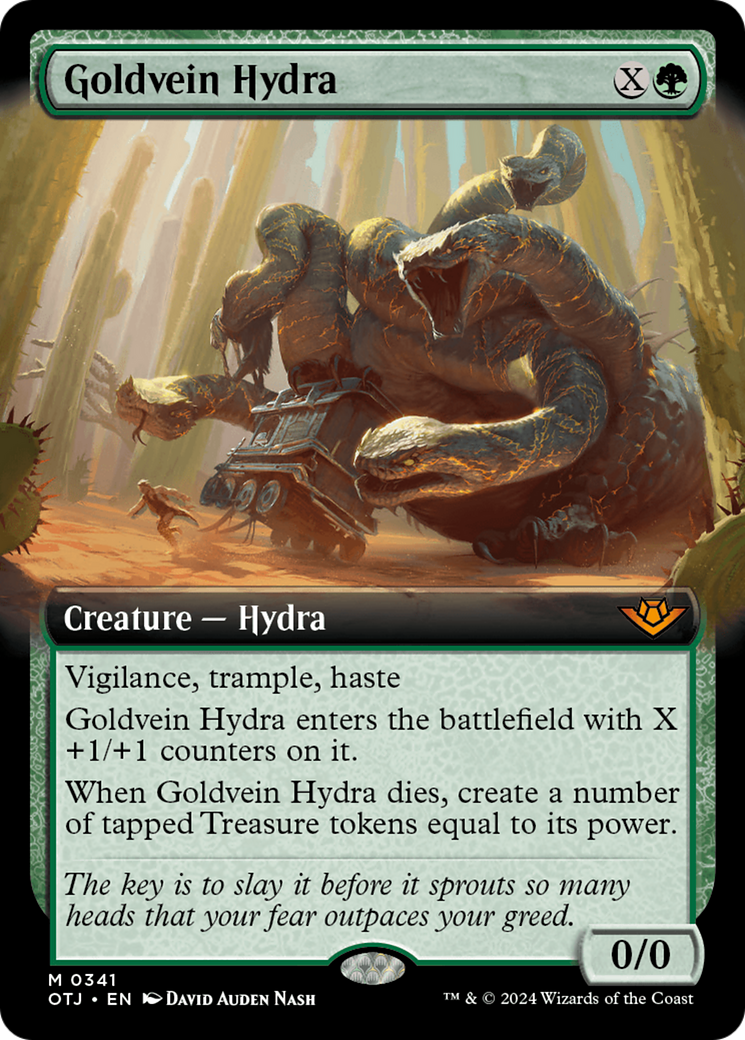 Goldvein Hydra (Extended Art) [Outlaws of Thunder Junction] | Gear Gaming Bentonville