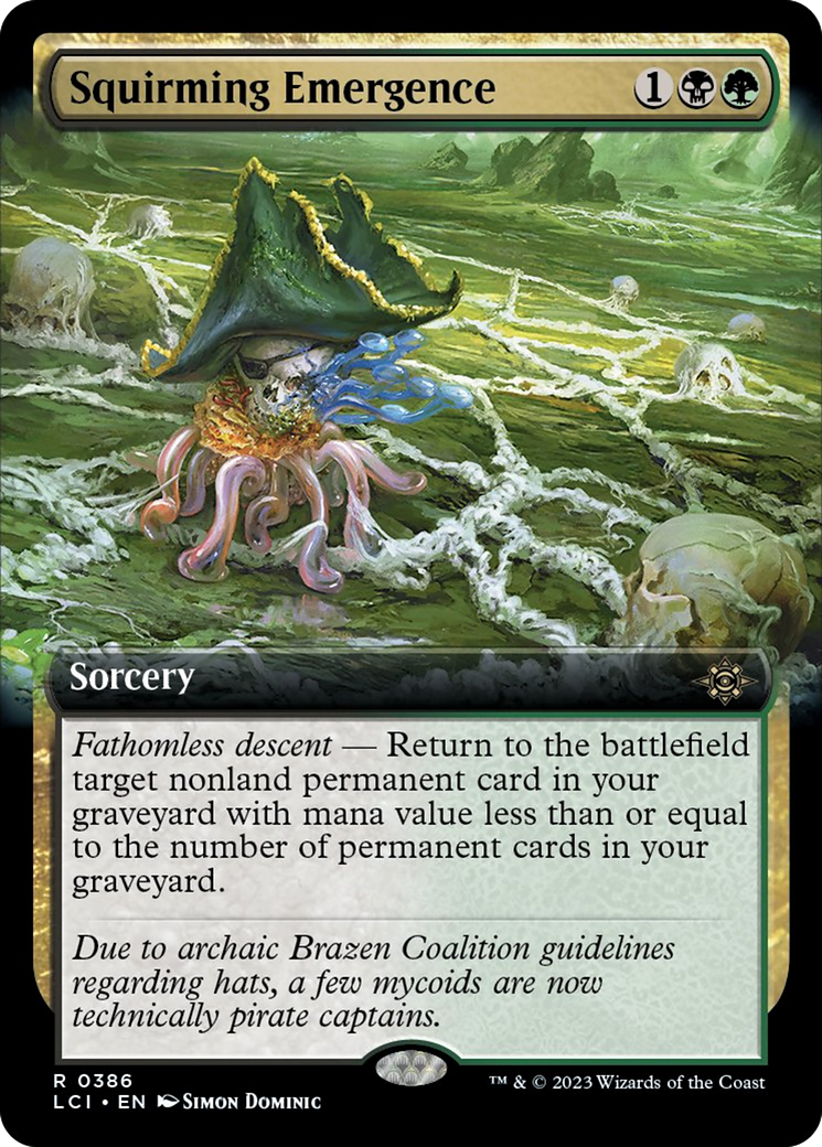 Squirming Emergence (Extended Art) [The Lost Caverns of Ixalan] | Gear Gaming Bentonville