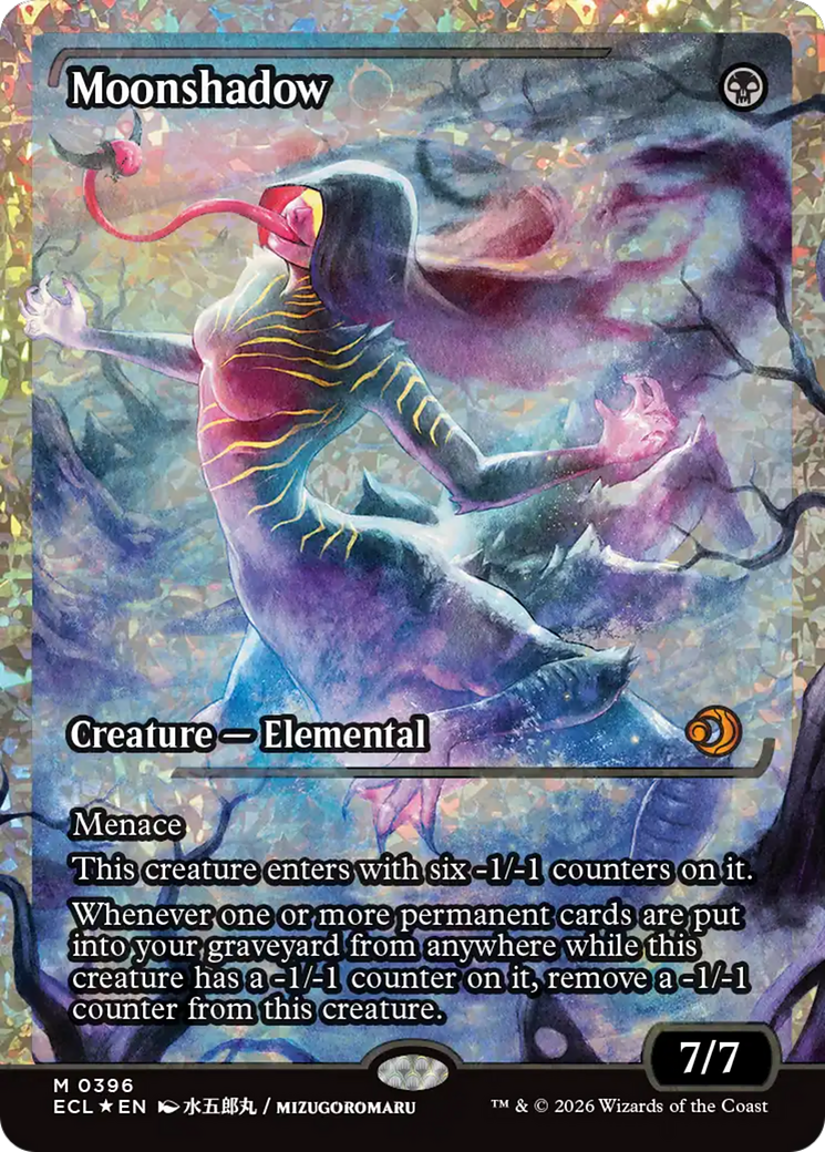 Moonshadow (0396) (Showcase) (Fracture Foil) [Lorwyn Eclipsed] | Gear Gaming Bentonville