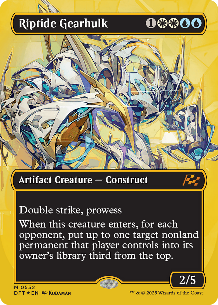 Riptide Gearhulk (Borderless) (First-Place Foil) [Aetherdrift] | Gear Gaming Bentonville