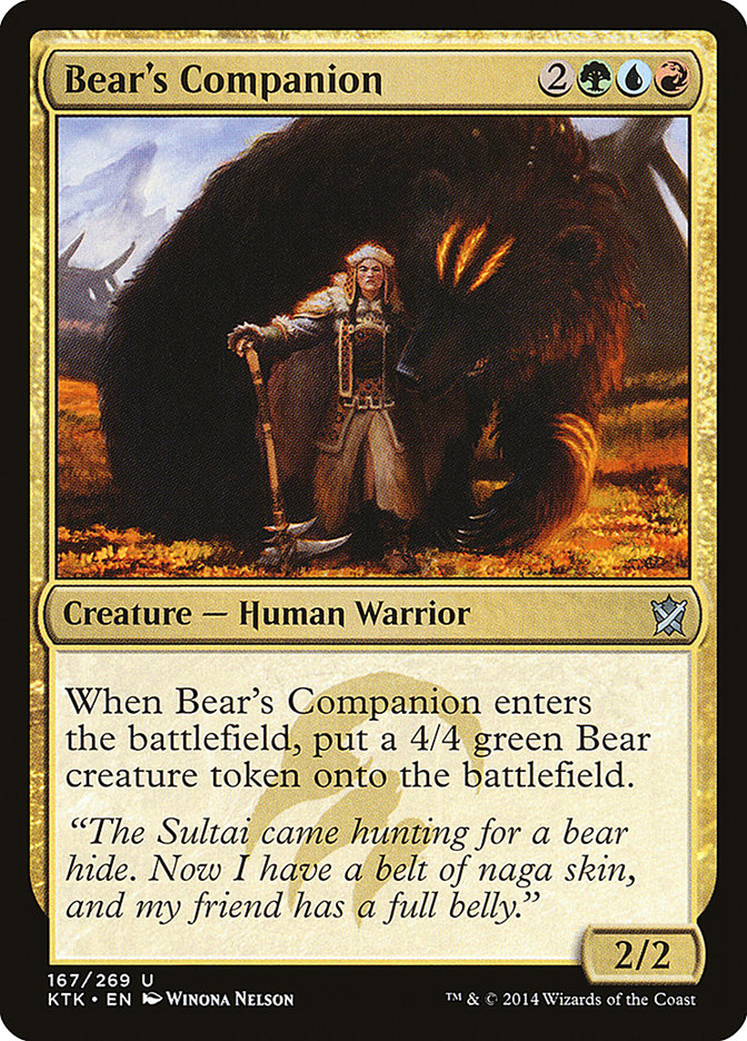 Bear's Companion [Khans of Tarkir] | Gear Gaming Bentonville