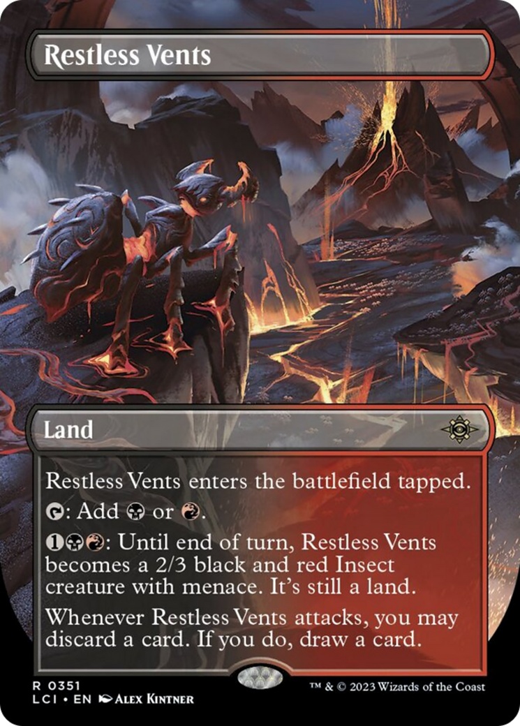 Restless Vents (Borderless) [The Lost Caverns of Ixalan] | Gear Gaming Bentonville