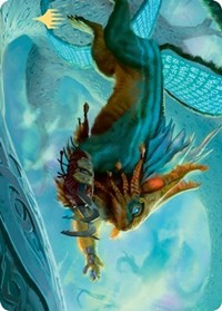 Toski, Bearer of Secrets Art Card (Gold-Stamped Signature) [Kaldheim Art Series] | Gear Gaming Bentonville