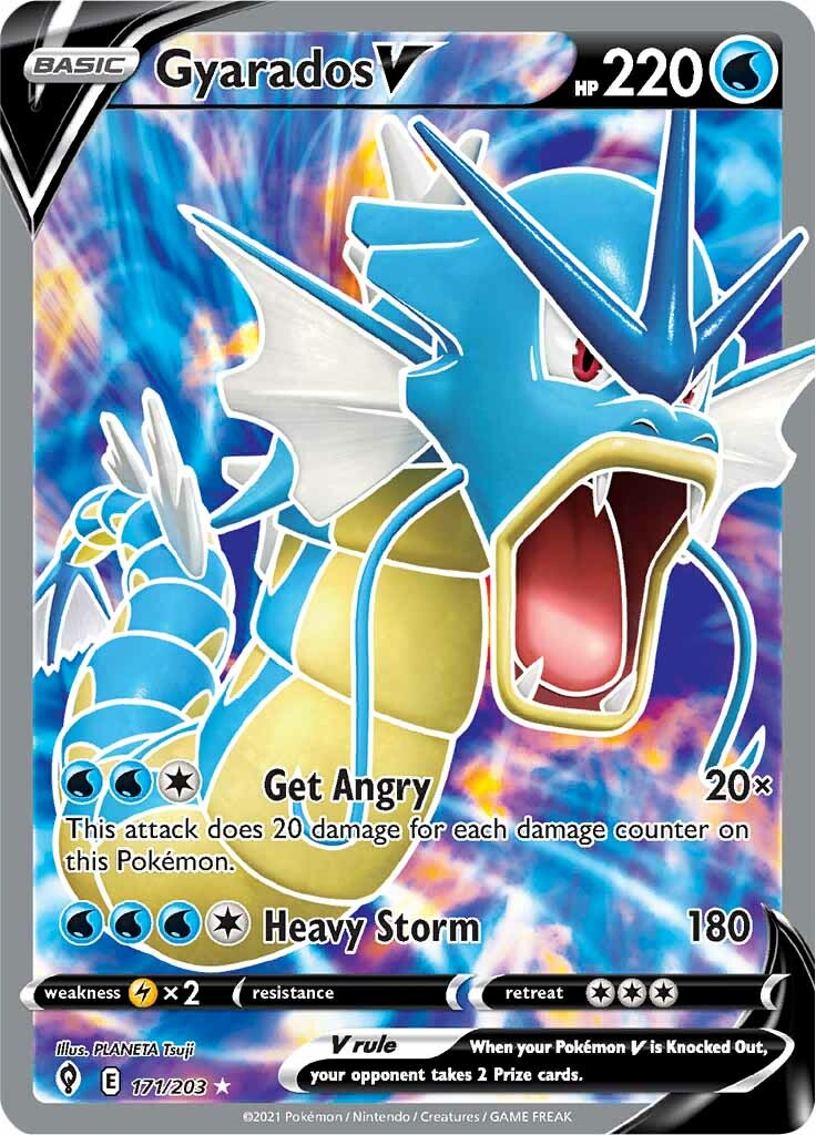 Gyarados V (171/203) [Sword & Shield: Evolving Skies] | Gear Gaming Bentonville