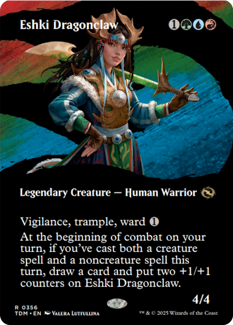 Eshki Dragonclaw (Borderless) [Tarkir: Dragonstorm] | Gear Gaming Bentonville