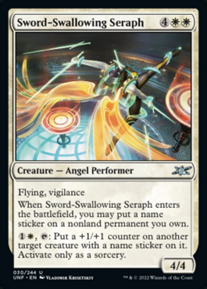 Sword-Swallowing Seraph [Unfinity] | Gear Gaming Bentonville