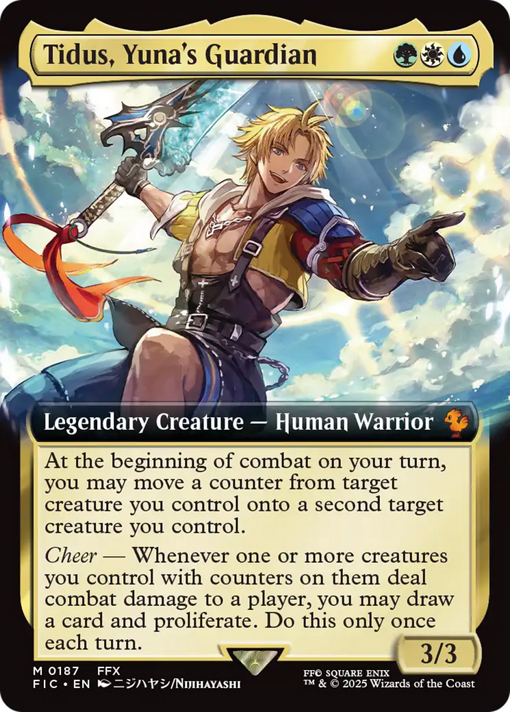 Tidus, Yuna's Guardian (Extended Art) [FINAL FANTASY Commander] | Gear Gaming Bentonville