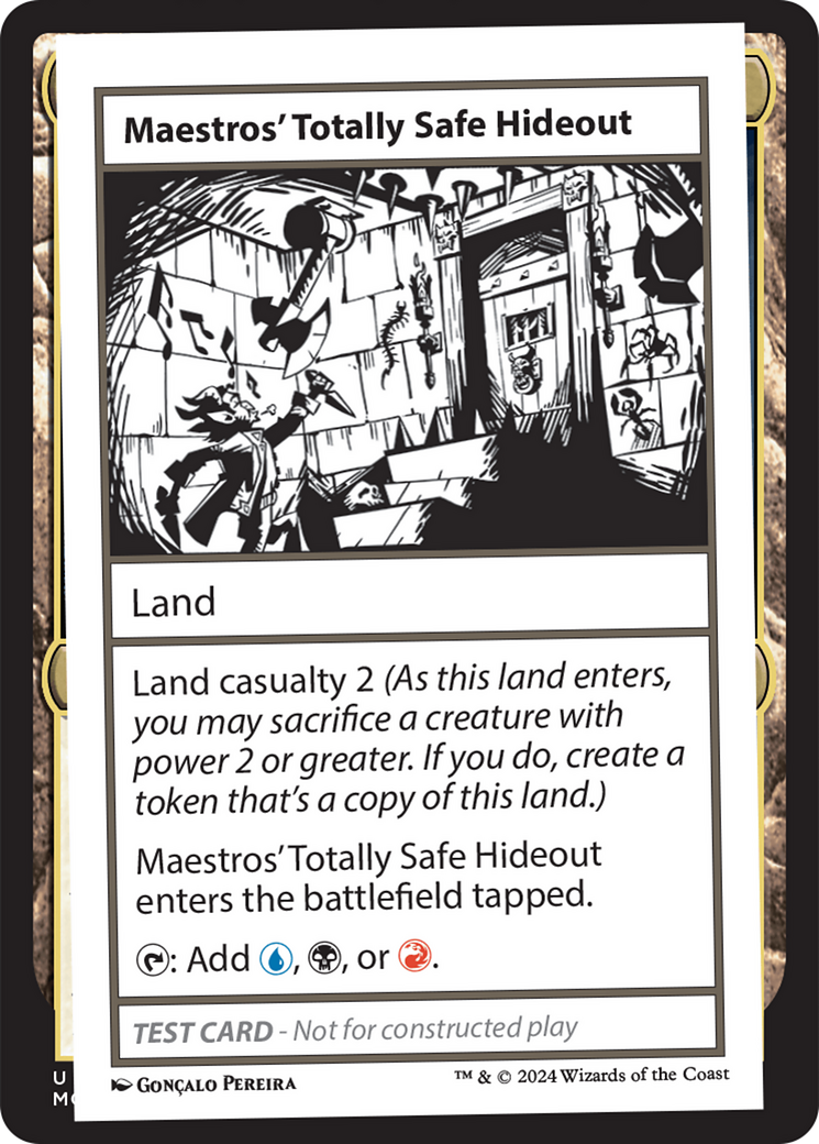 Maestros' Totally Safe Hideout [Mystery Booster 2 Playtest Cards] | Gear Gaming Bentonville