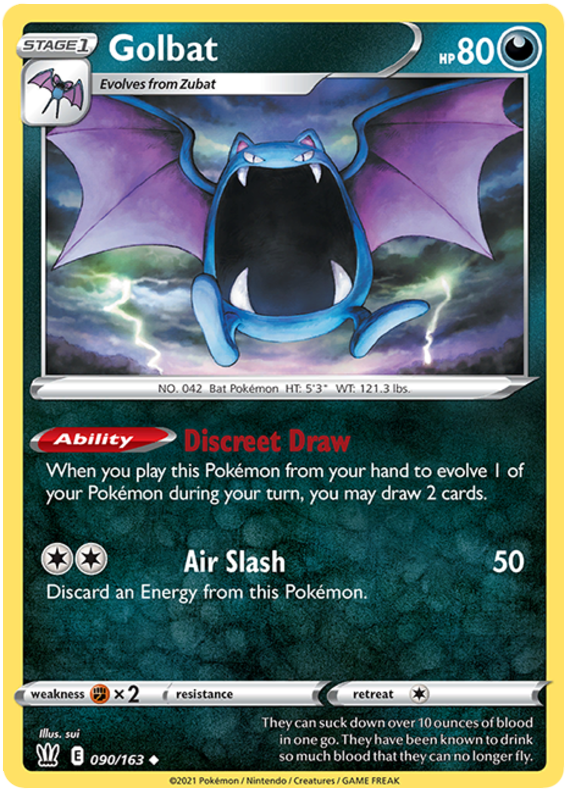 Golbat (090/163) [Sword & Shield: Battle Styles] | Gear Gaming Bentonville