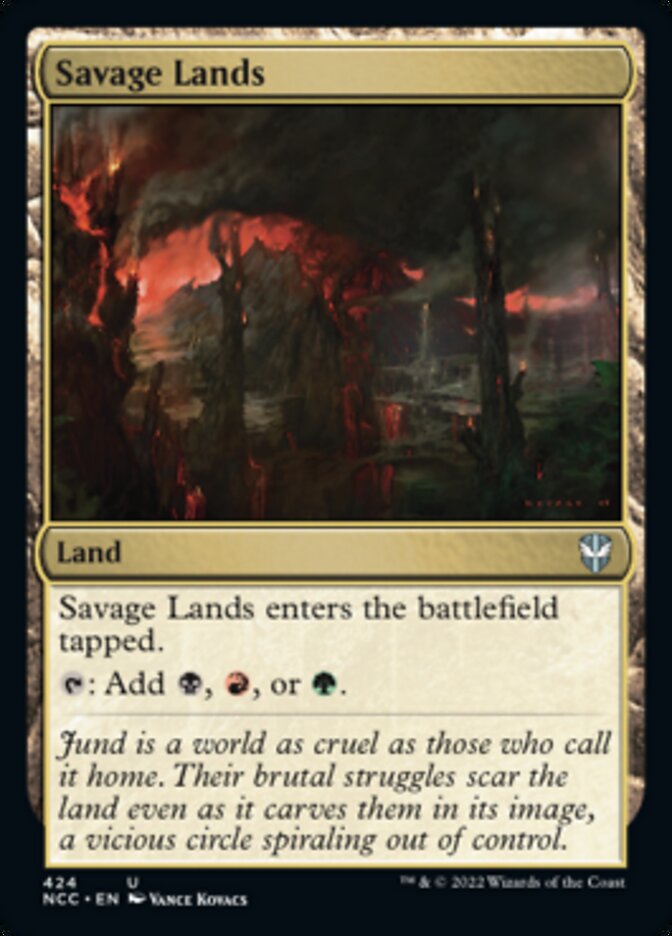 Savage Lands [Streets of New Capenna Commander] | Gear Gaming Bentonville