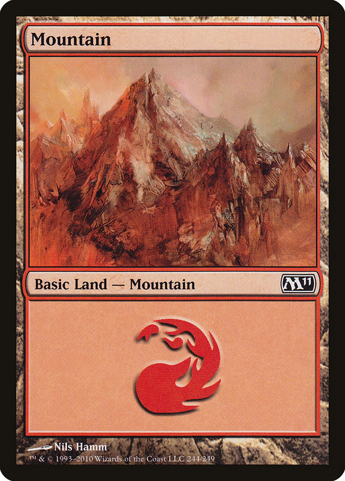Mountain (244) [Magic 2011] | Gear Gaming Bentonville