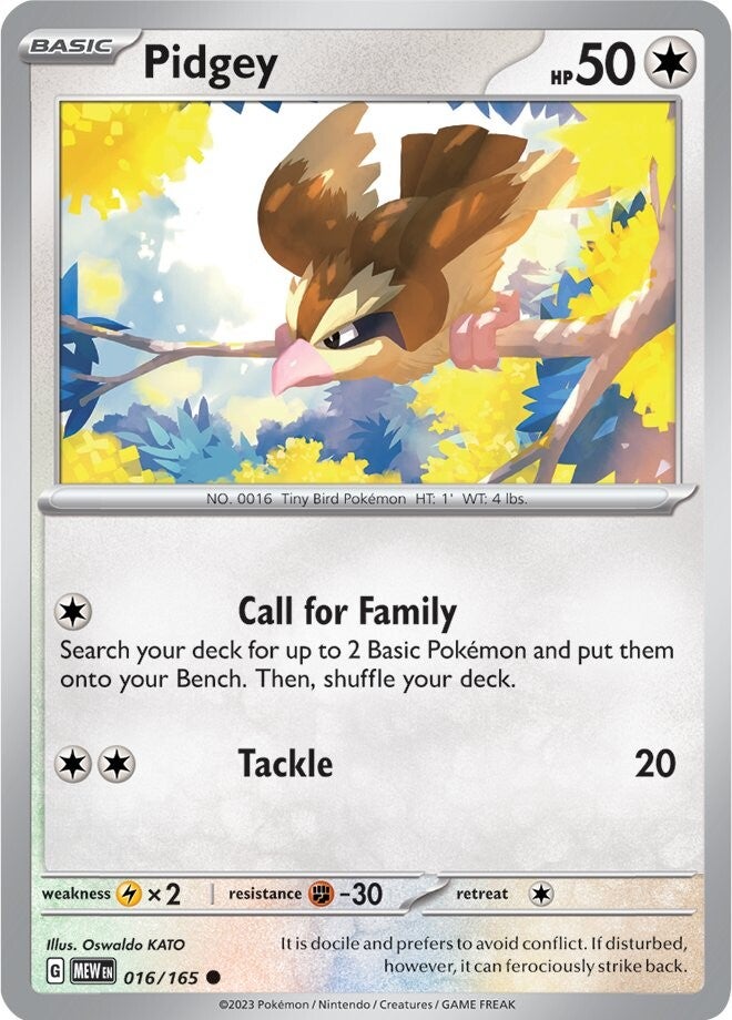 Pidgey (016/165) [Scarlet & Violet 151] | Gear Gaming Bentonville