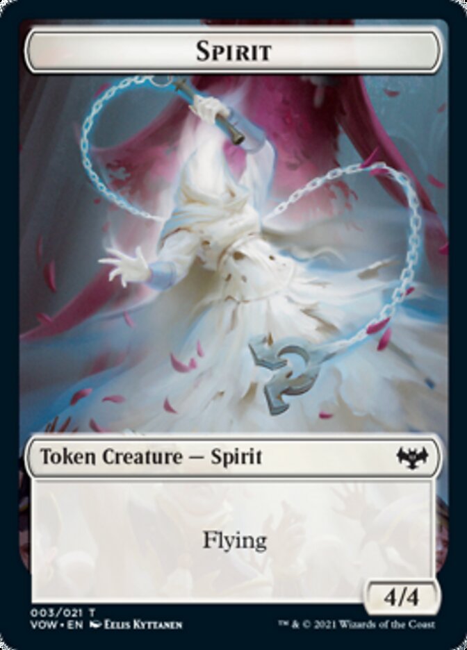 Blood // Spirit (003) Double-Sided Token [Innistrad: Crimson Vow Tokens] | Gear Gaming Bentonville