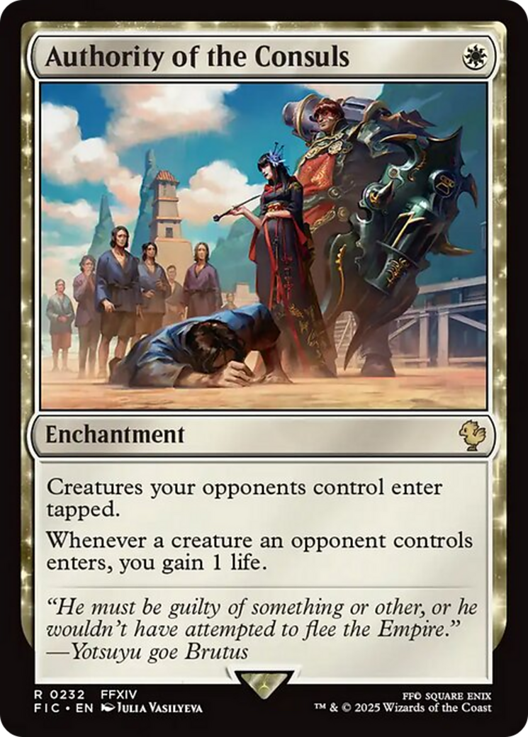 Authority of the Consuls [FINAL FANTASY Commander] | Gear Gaming Bentonville