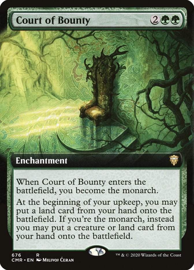 Court of Bounty (Extended Art) [Commander Legends] | Gear Gaming Bentonville