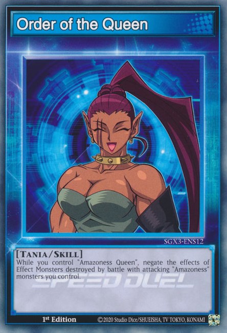 Order of the Queen [SGX3-ENS12] Common | Gear Gaming Bentonville