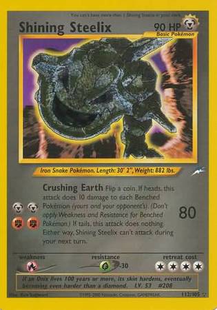 Shining Steelix (112/105) [Neo Destiny Unlimited] | Gear Gaming Bentonville
