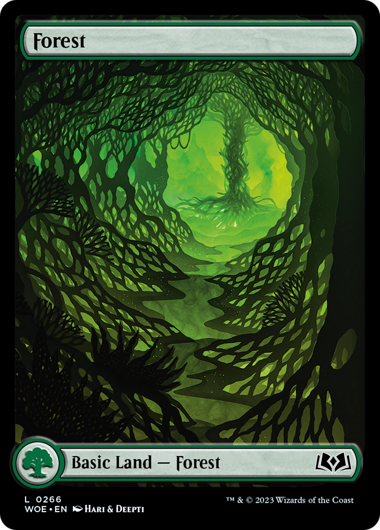 Forest (266) (Full-Art) [Wilds of Eldraine] | Gear Gaming Bentonville