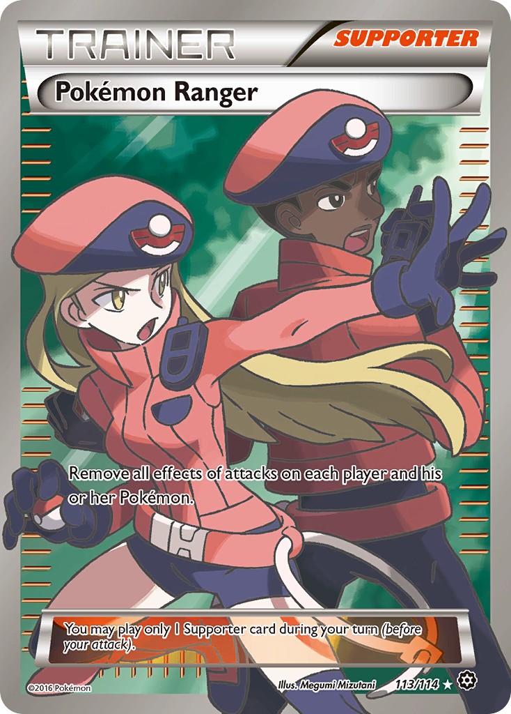 Pokemon Ranger (113/114) [XY: Steam Siege] | Gear Gaming Bentonville