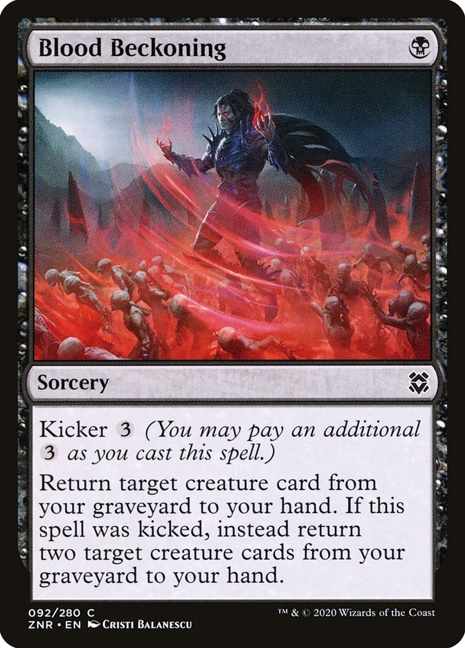 Blood Beckoning [Zendikar Rising] | Gear Gaming Bentonville