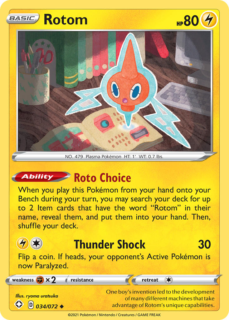 Rotom (034/072) [Sword & Shield: Shining Fates] | Gear Gaming Bentonville