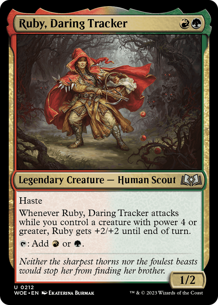 Ruby, Daring Tracker [Wilds of Eldraine] | Gear Gaming Bentonville