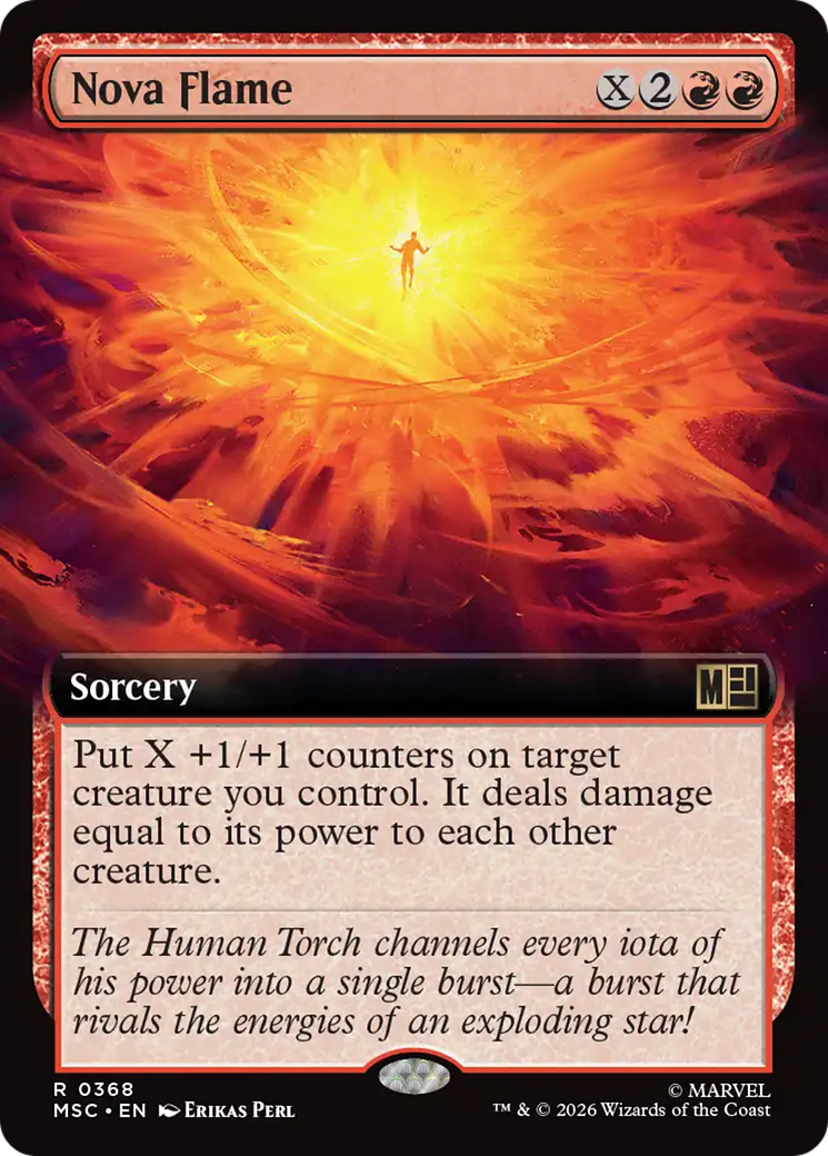 Nova Flame (Extended Art) [Marvel Super Heroes Commander] | Gear Gaming Bentonville