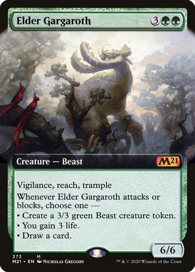Elder Gargaroth (Extended Art) [Core Set 2021] | Gear Gaming Bentonville