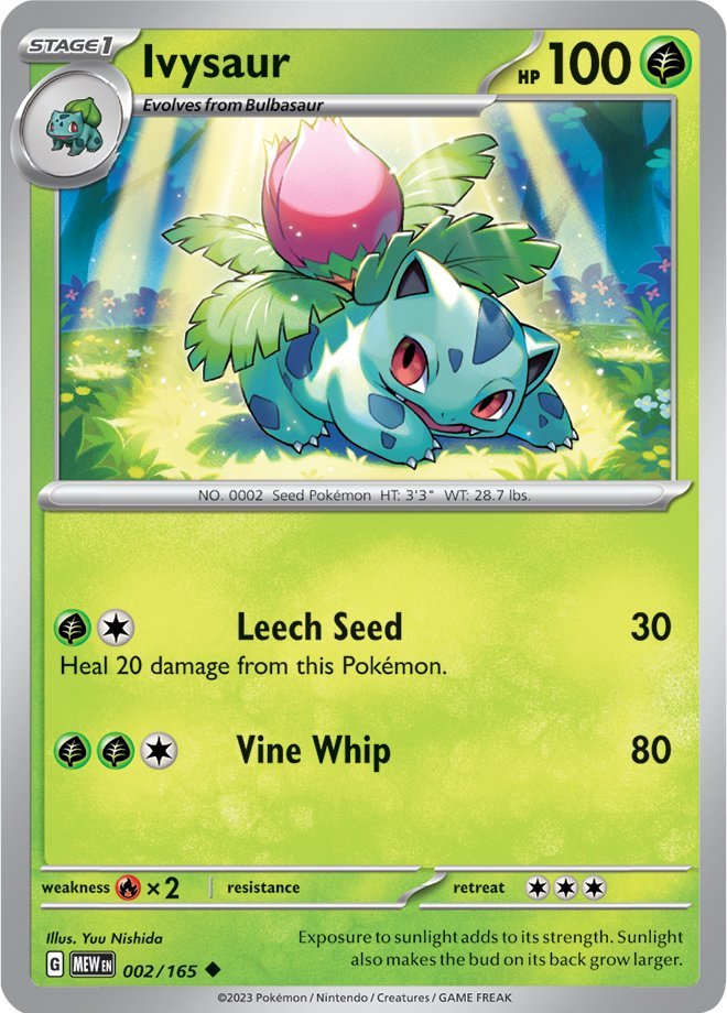 Ivysaur (002/165) [Scarlet & Violet: 151] | Gear Gaming Bentonville