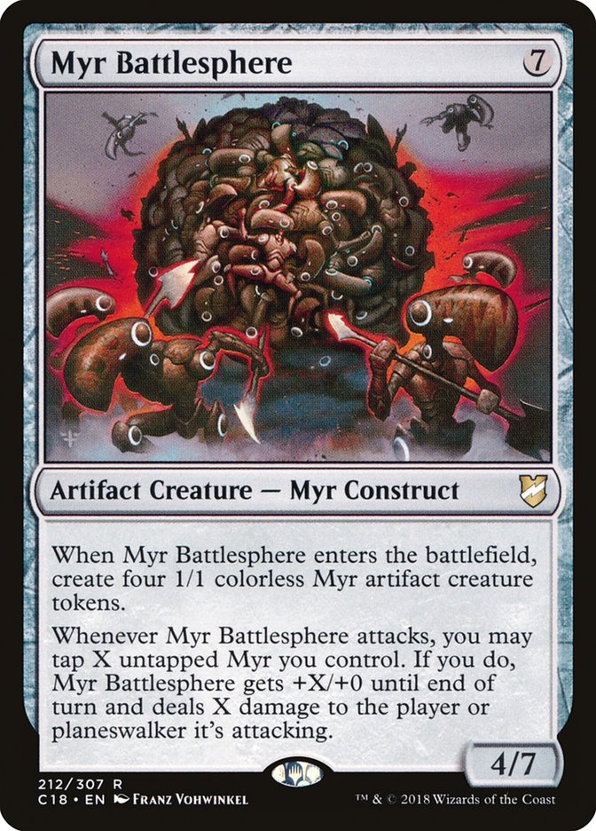 Myr Battlesphere [Commander 2018] | Gear Gaming Bentonville