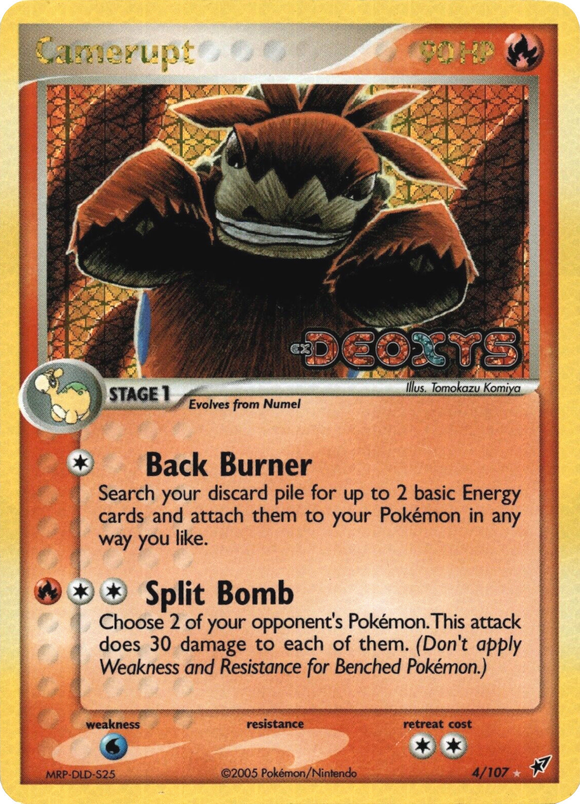 Camerupt (4/107) (Stamped) [EX: Deoxys] | Gear Gaming Bentonville