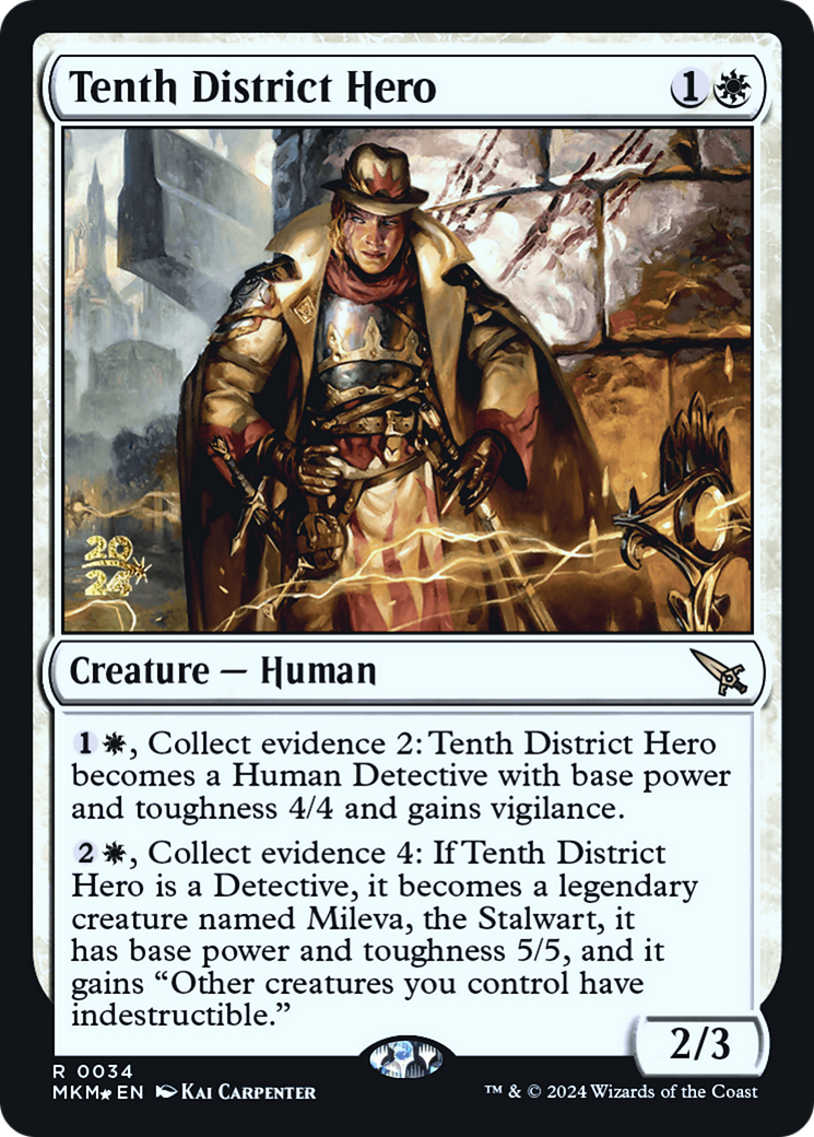 Tenth District Hero [Murders at Karlov Manor Prerelease Promos] | Gear Gaming Bentonville