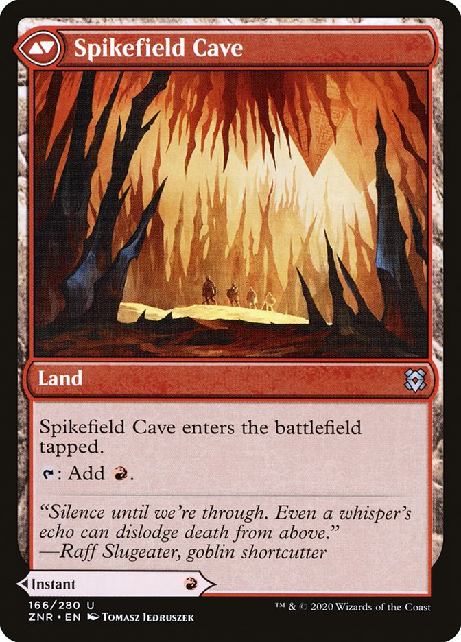 Spikefield Hazard // Spikefield Cave [Zendikar Rising] | Gear Gaming Bentonville