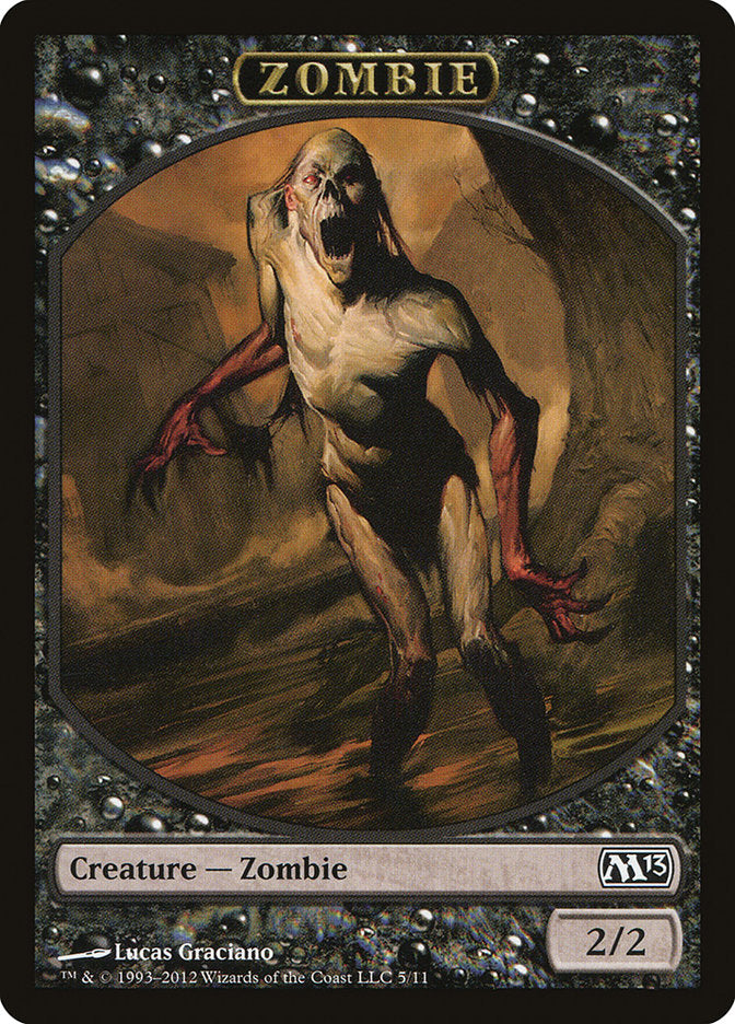 Zombie Token [Magic 2013 Tokens] | Gear Gaming Bentonville
